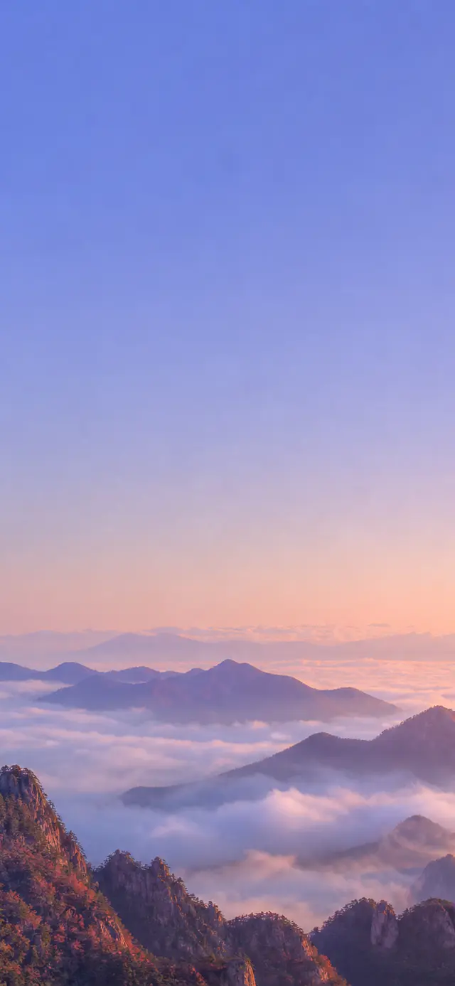 Lavender Mountain Sky