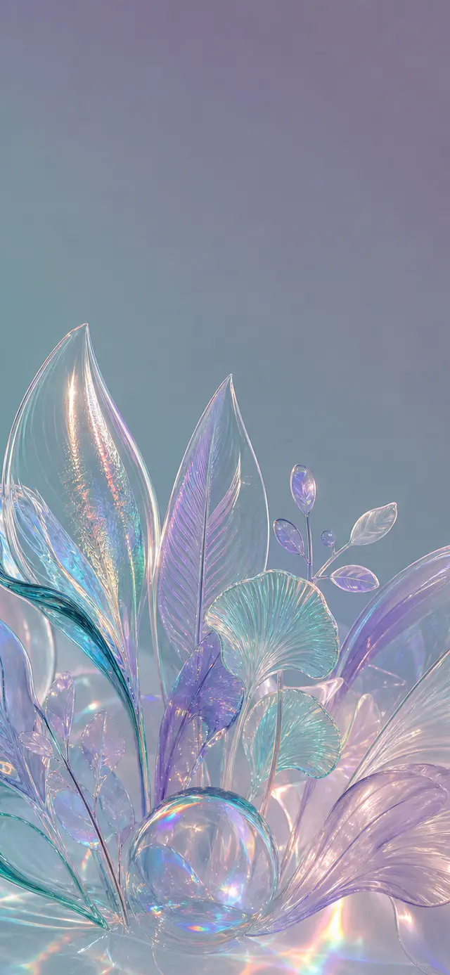 Iridescent Glass Garden