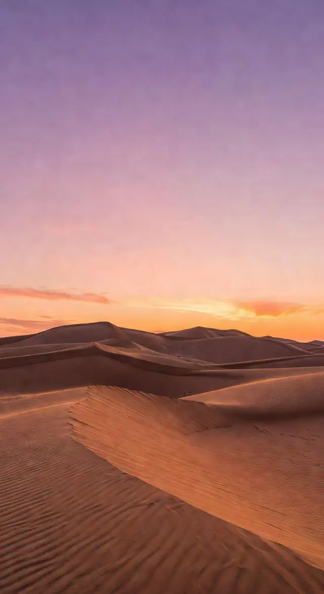 Twilight Desert Dunes