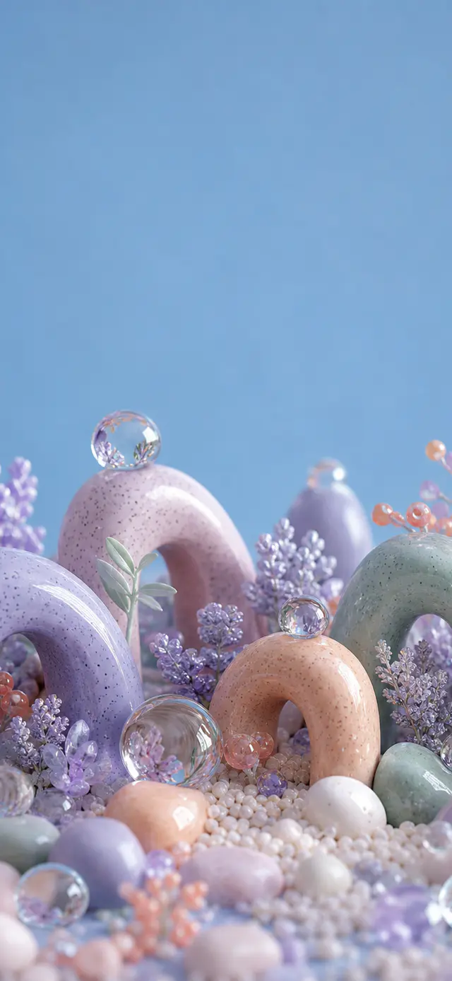 Ceramic Pastel Garden