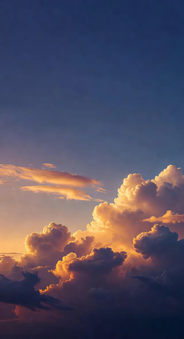 Golden Cloud Sky